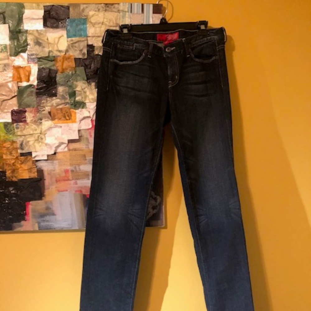 GUESS JEANS STARLET SKINNY DARK DENIM SIZE 32